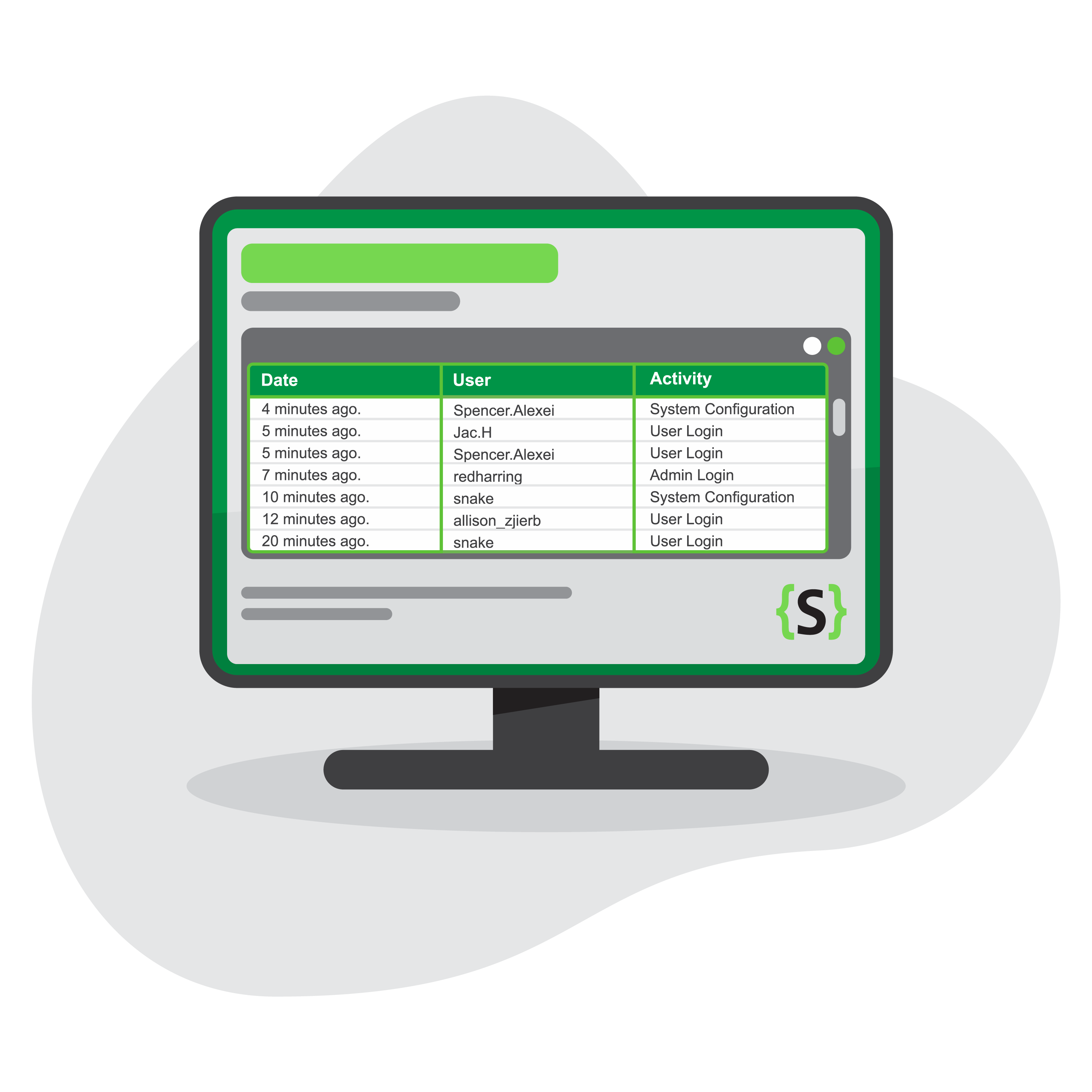 Sub-sections on site graphics_SIEM Log integration