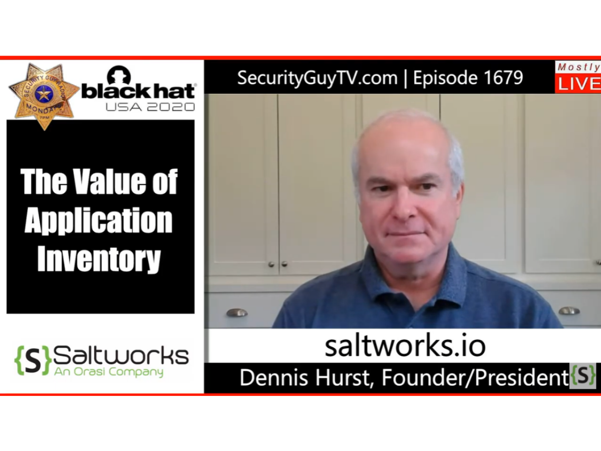 Application Inventory (with Chuck Harold of Security Guy TV)