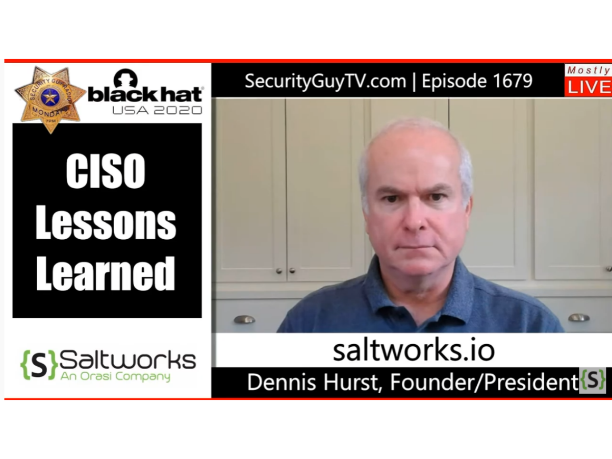 CISO Lessons Learned (with Chuck Harold of Security Guy TV)